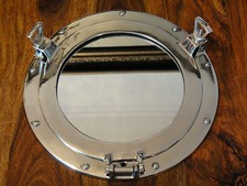 Wandspiegel Bullauge Silber 30