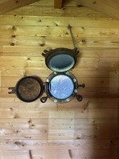 Maritimes Bullauge aus Messing