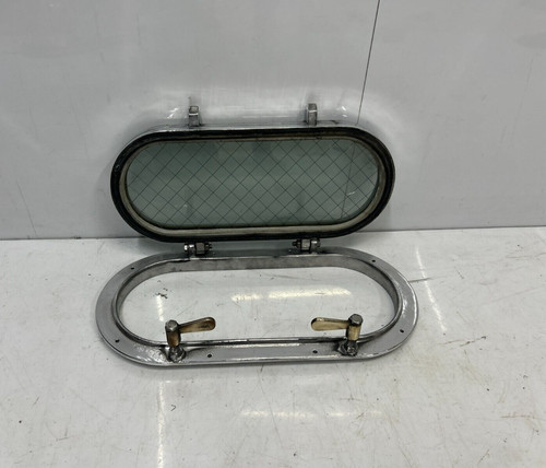 Lange ovale aluminium bullauge - lange,